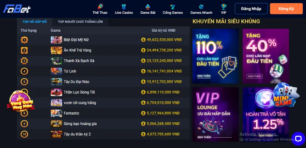 Ưu đãi chào mừng cho game bắn cá 222wim win